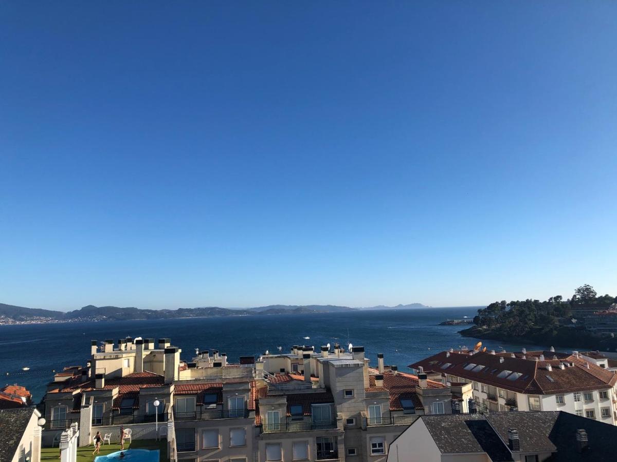 Enjoy Sanxenxo,200M Playa, Balcon Vistas Cies, Piscina & Terraza Azotea,2 Plazas Garaje, 2 Banos, Muy Luminoso, Muy Tranquilo,Muy Equipado, Centrico Exterior foto